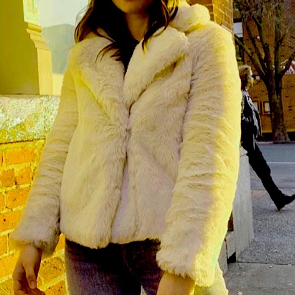 Aritzia Sunday Best Dorothy Faux Fur Jacket/Coat